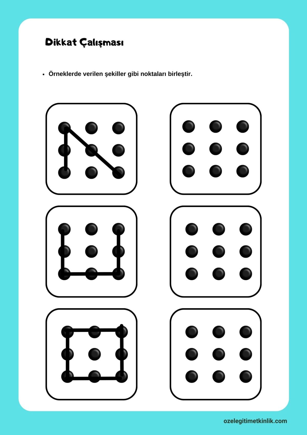 Görsel Dikkat Çalışmaları PDF (Ücretsiz İndir)