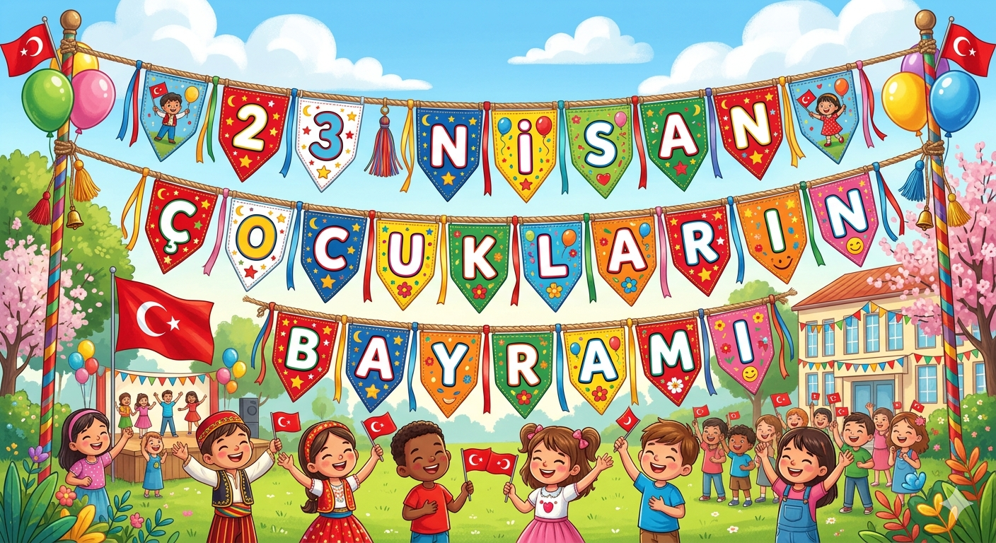 23 Nisan Pano ve Poster Sayfaları – Ücretsiz ve Yazdırılabilir Etkinlik Materyalleri