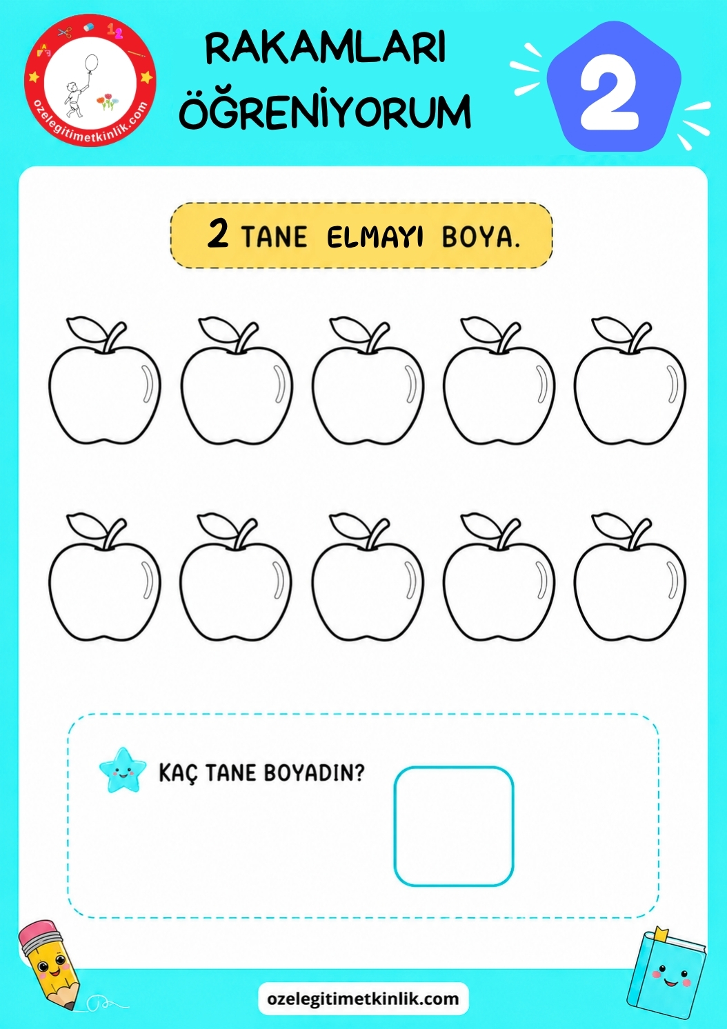 2 Rakamını Öğreniyorum