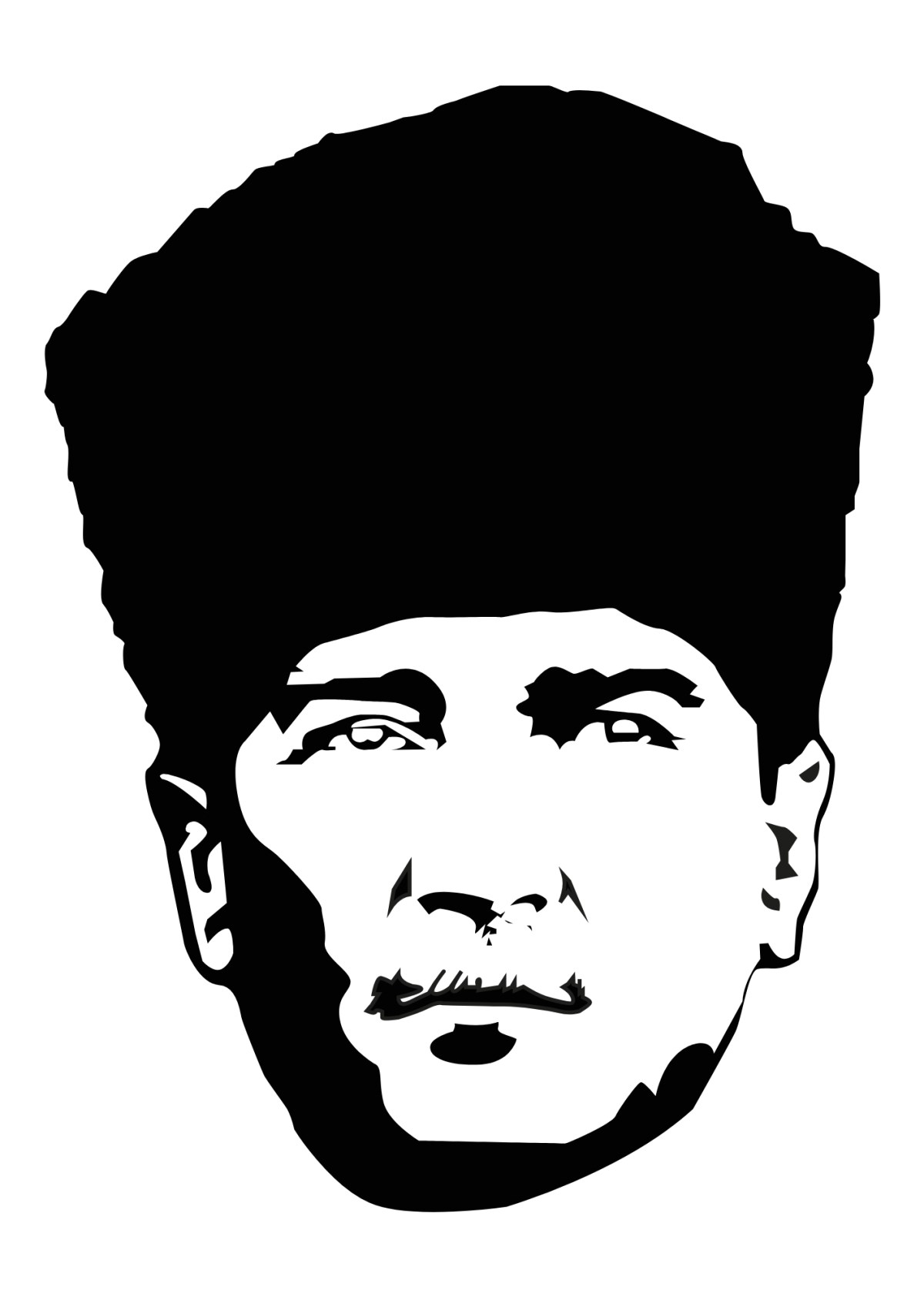 Atatürk Silüeti İndir Yazdır